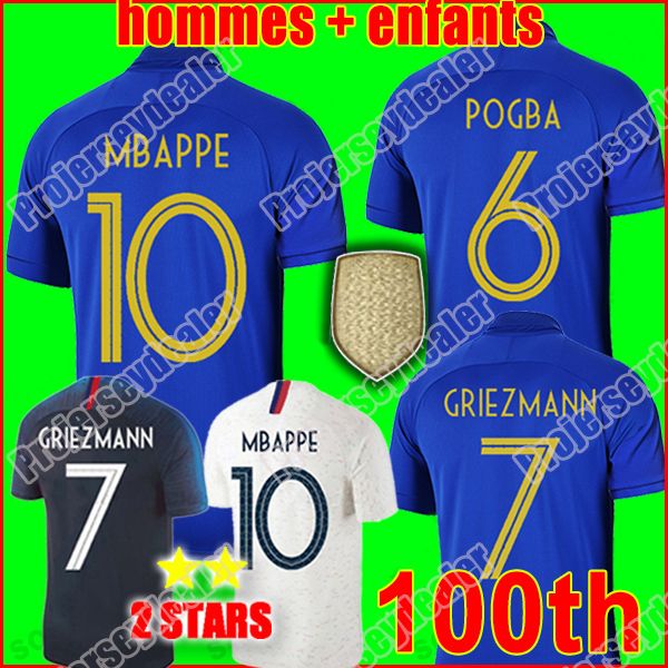 

Top thailand soccer jerseys GRIEZMANN 7 MBAPPE 10 POGBA 6 LEMAR 8 MATUIDI 14 DEMBELE 11 KANTE 13 PAVARD 2 football jersey