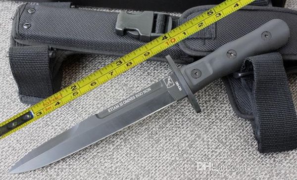 

FREE SHIPPING EXTREMA RATIO 12''New ABS Handle 6MM Blade Dagger Survival Bowie Hunting Knife VTH77