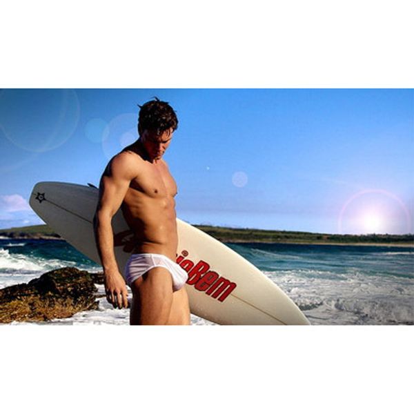 

luxury swimwear for mens summer swimming trunks men fashion brand solid color briefs beach swimsuit mens quick-drying breathable trunks
