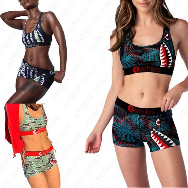 

женщины брендовые пляжная бикини set 2 шт vest танк bras купальник пляж акула плавать легкий костюм с шортами костюмы купания одежда купальн, White