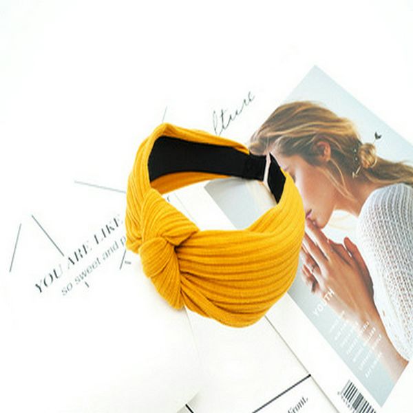 

yellow knot headband concord floral silk knot headband fabric hair accessories head band yellow knot hairclippers2010 mnikt, Black;brown
