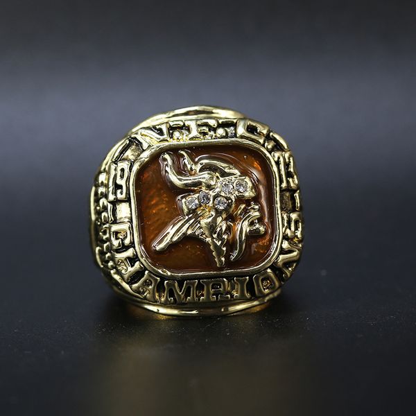 

1973 minnesota v i k i n g s football championship ring wholesale ing, Golden;silver