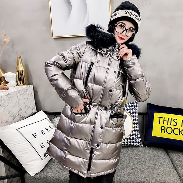 

plus size casual black winter jacket women 2020 long thick warm parka coat women fashion loose hoodies cotton padded