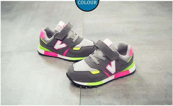 

2019 new kids toddler shoes for baby boys girls children casual sneakers mesh breathable soft shoes gray white pink, Black;red