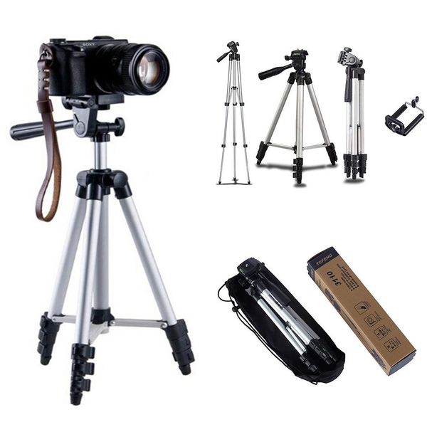 

portable lightweight camera tripod & ball head + carrying bag for canon nikon dslr camera dv