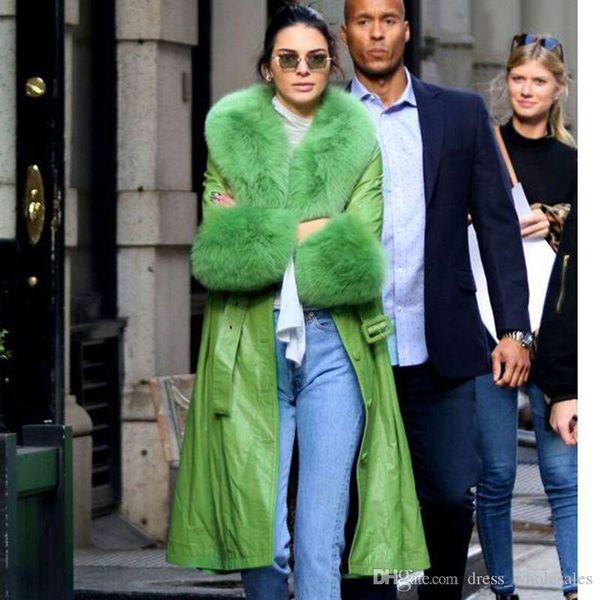 

kendall jenner cardi b пальто из искусственного меха люксовый бренд мода новые специальные с длинным рукавом кожа дизайнер меховое пальто ст, Black