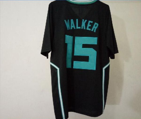 

custom men youth women vintage#15 kemba walker swingman buzz city college basketball jersey size s-6xl or custom any name or number jersey, Black