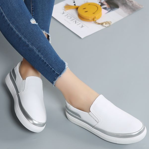 

women tennis shoes tenis feminino 2019 outdoor design walking jogging sport shoes student white flat sneakers 7