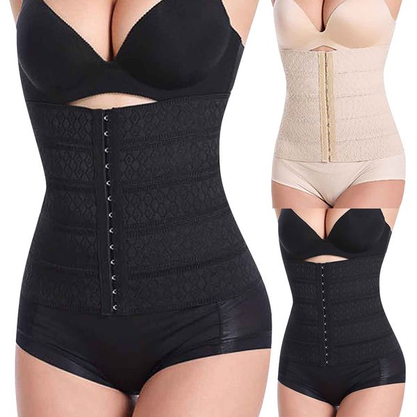 

women underwear abdomen waist corsets boneless elasticity and girdle body corset gothic clothing corsets and bustiers, Black;white