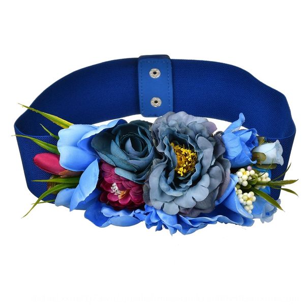 

pdmyt imitation seaside pgraphy p accessories waist art dress imitation flower children's clothing belt floral clothes belt flower b, Black;brown