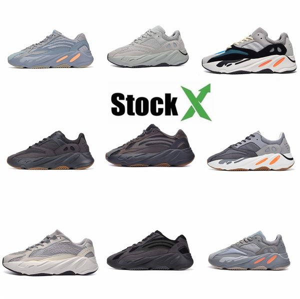 

2020 carbon blue 700 v2 wave runner kanye west mens womens running shoes vanta inertia static tephra utility black sneakers size 46 #qa548