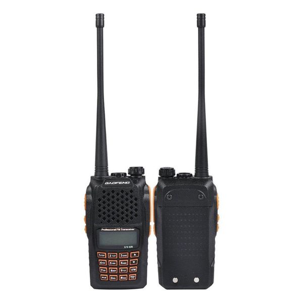 20 шт. 8 Вт Baofeng UV-6R Walkie Talkie Двухсторонняя радио Двойная группа VHF UHF Высокое качество больше, чем Baofeng UV-5R