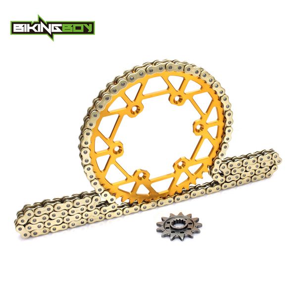 

bikingboy front 13t rear 48t 49t 50t 51t 52t sprocket 120l x-ring chain rm 125 94-11 rm 250 94-09 rmz 250 07-12 drz 400 e 00-07