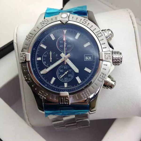 

Top Fashion 1884 Мужские Часы Кварцевый Механизм Хронограф Windrider спортивные Chronomat Мужски