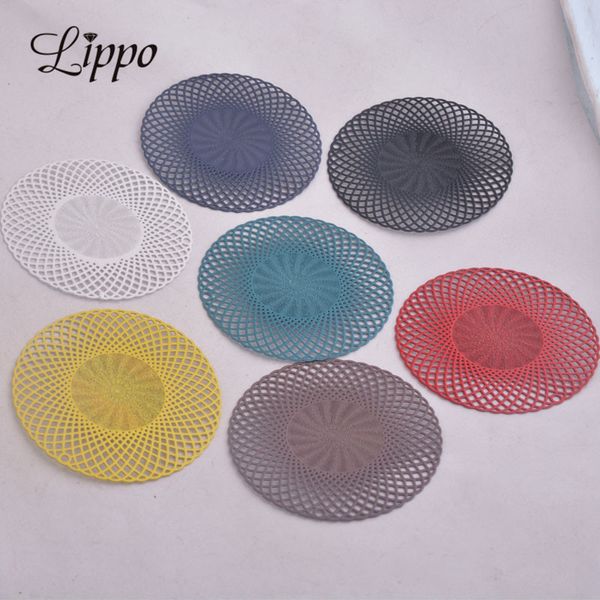 

30pcs ab982 46mm embossed prints charms big round connectors, Bronze;silver