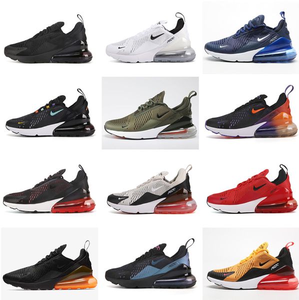 

sale air max 270 casual running shoes habanero red womens sports shoes off fashion 27c trainers white sneakers, Black