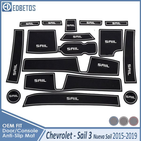 

автомобильный гаджет pad для sail 2015-2019 новый nueva парус 3 chevy аксессуары gel pad rubber gate slot мат кубок маты тапис