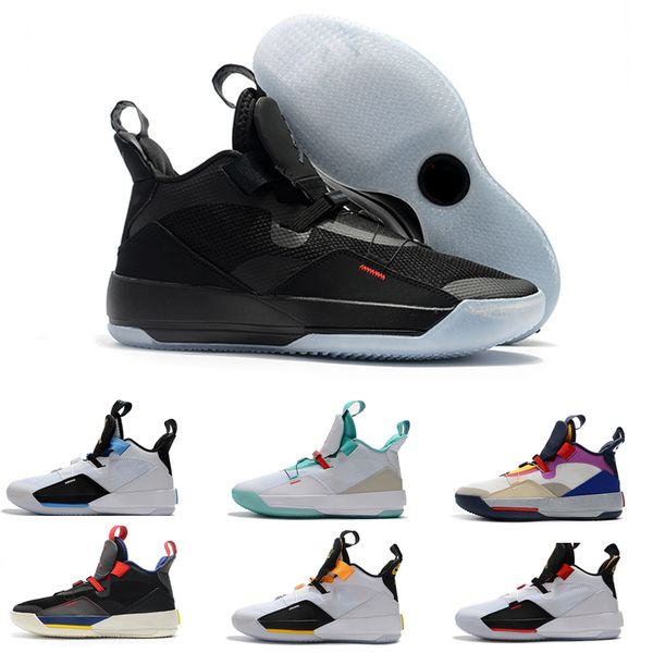 

new arrival xxxiii 33 mens basketball shoes 33s black yellow mens trainers designer sneakers 40-46