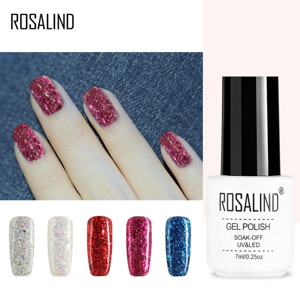 

rosalind gel 1s 7ml diamond series nail polish base coat gel nail polish semi permanent soak off uv led varnish lacquer