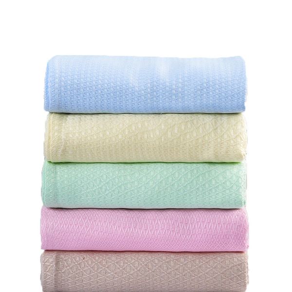 

summer bamboo pulp bamboo fiber towel quilt double air conditioning quilt child cover blanket blanket leisure