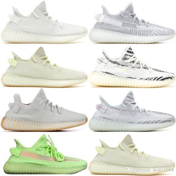 

men women kanye west running shoes yeshaya yeezreel yecheil butter sesame cloud white beluga 2.0 zebra designer sneakers sport lundmark