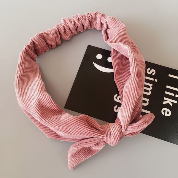 

2018 girls headband corduroy hair band, headband for applying make up and washing your face turban,women ear head wraps