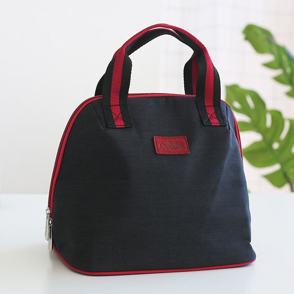 

fashion portable cooler bag large-capacity square fresh-keeping ice box thick oxford cloth aluminum film lunch cooler bag