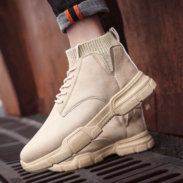 

men women casual shoes sport breathable ankle boots sneakers leather decoration dr trend trainers shoes drive zapatillas hombre, Black