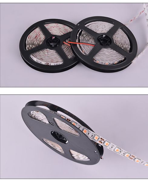 

led strip lights 5050 smd warm white red green blue rgb flexible 5m roll 300 leds ribbon waterproof / non-waterproof