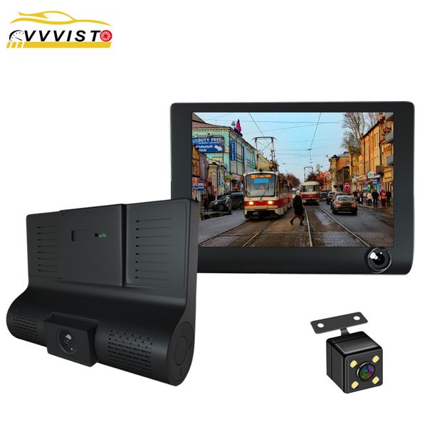 

full hd 1080p 3 camera lens dvr dash camera video recorders dash auto registrator car rear view registrator dashcam dvrs