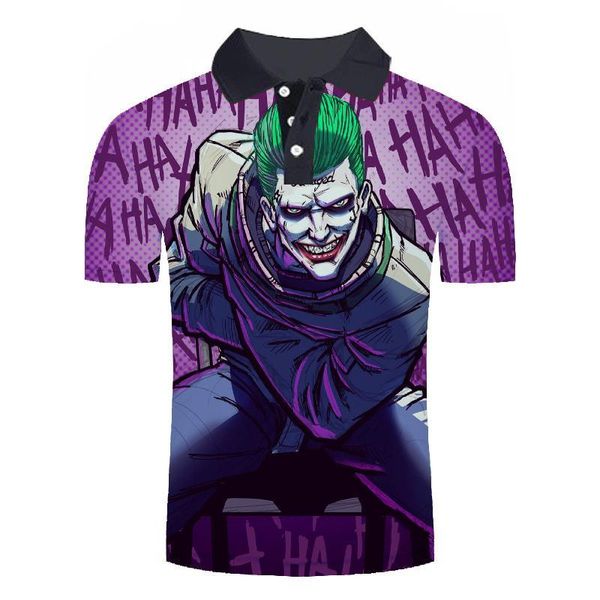 

nuevo camisa 3d estampado de los hombres deporte golf camisas de manga corta casual verano tenis camisa camisetas, White;black