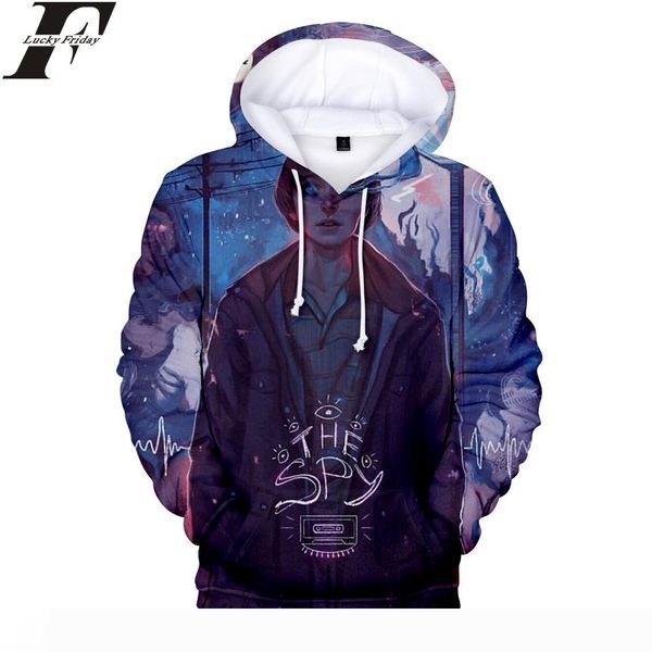 

2018 3d печатный хлопок негабаритные толстовки кофты женщины мужчины повседневная уличная одежда плюс размер, Black