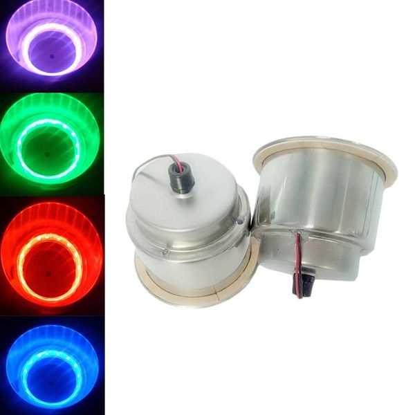 

14 led recessed stainless steel cup drink holder for marine boat car for camper #279394