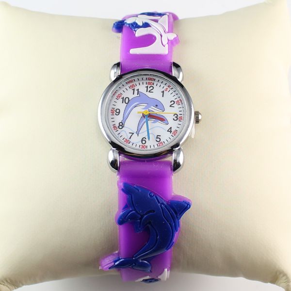 

new fashion kids watch finding 3d lovely cartoon watch for childrens gift (50 pieces, Blue