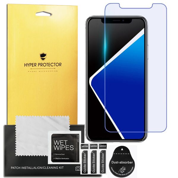 

2.5d anti-blue light tempered glass screen protector for iphone 6 7 8 plus x xs max xr