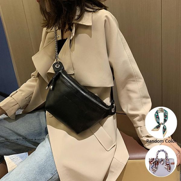 

belt bag 2020 small bag new fashion wild crossbody female chest tide ins single shoulder crossbody chain belt small