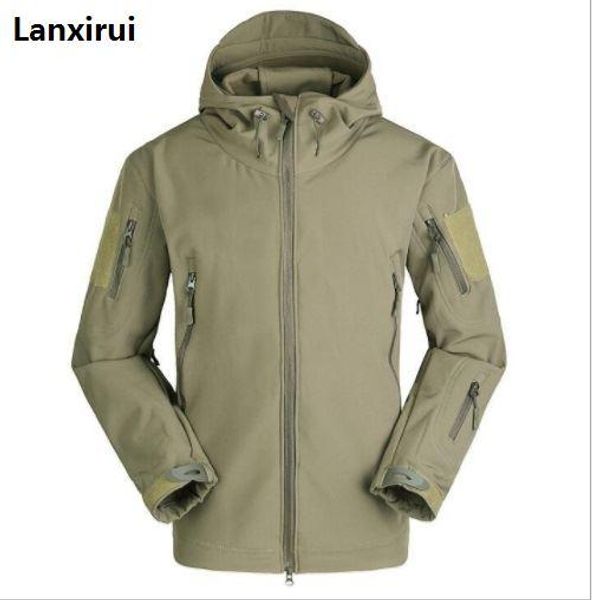 

men's jackets the soft cap male leather fleece jacket wind and rain cold camouflage large size, Black;brown