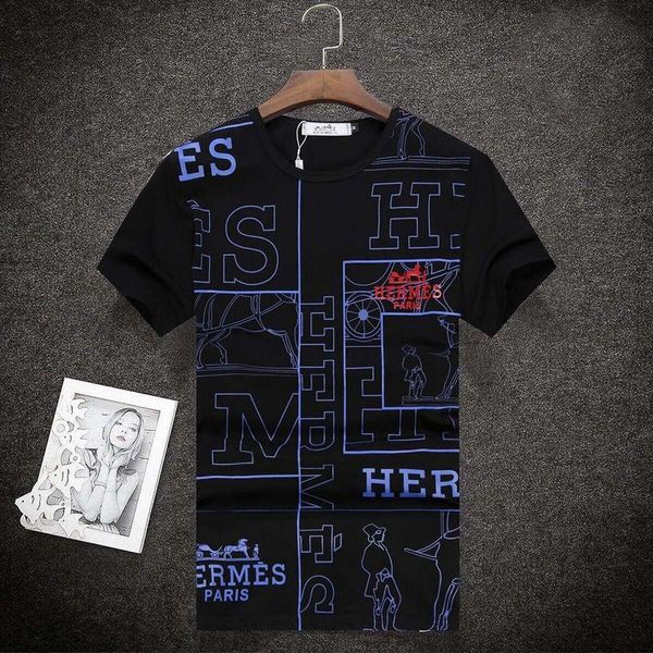 

mens t shirt summer t shirt mens stylist t shirt hip hop men women black short sleeve tees size -3xl, Gray