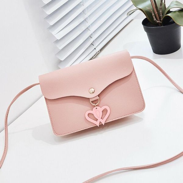 

mini bag fashion women's shoulder bag pu leather solid color messenger canta handbag