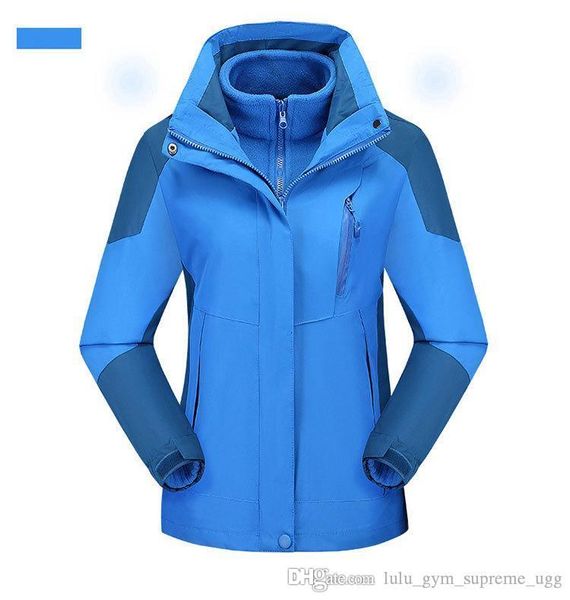 

little donkey andy men's waterproof breathable jacket outdoor shell rain coat for hiking, travel, skiing the north mountaineering ski s, Blue;black