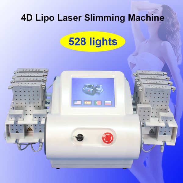

4d lipo laser device weight loss diode lipo laser slimming machine laser therapy equipment 528 lights