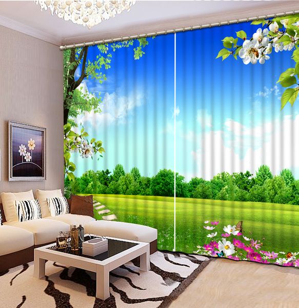 

century grand park curtain luxury blackout 3d window curtains for living room bedroom drapes cortina customized size