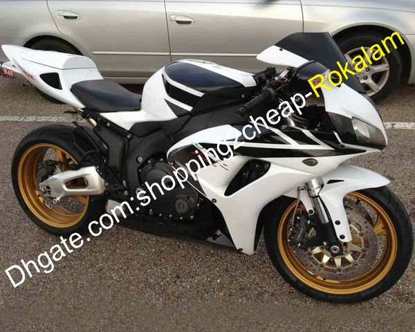 Honda Motosiklet için CBR1000RR 06 07 CBR 1000 1000RR CBR1000 RR 2006 2007 Beyaz Siyah Spor Motosiklet Fazla Kiti (Enjeksiyon Kalıp)