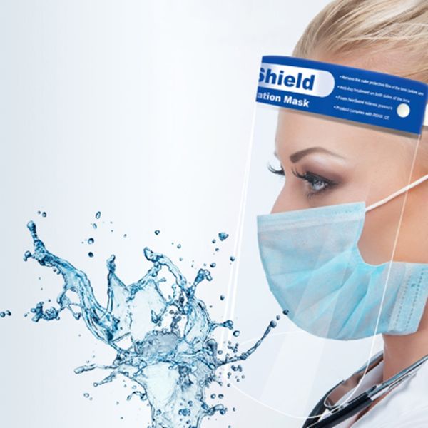 

protective mask protective face shield hats face shield anti spitting saliva drool cap with detachable clear facial mask dual-use sun hat