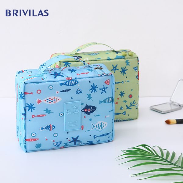 

brivilas сумочка организатор квадратный женщины косметичка мода хранения водонепроницаемый фламинго макияж сумка trael макияж чехол