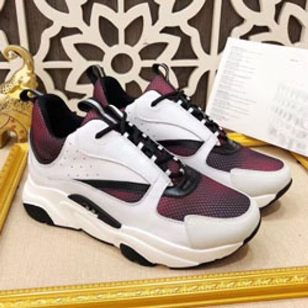 

2019luxury style designer shoes latest fashion b22 sneakers women men's casual shoes size 35-44 brand nm189609, Black
