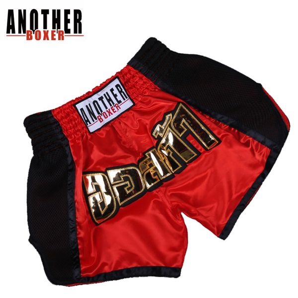 

men boy kick boxing shorts muay thai shorts children fight grappling trunks kids kickboxing fitness sanda sportswear pants, Blue