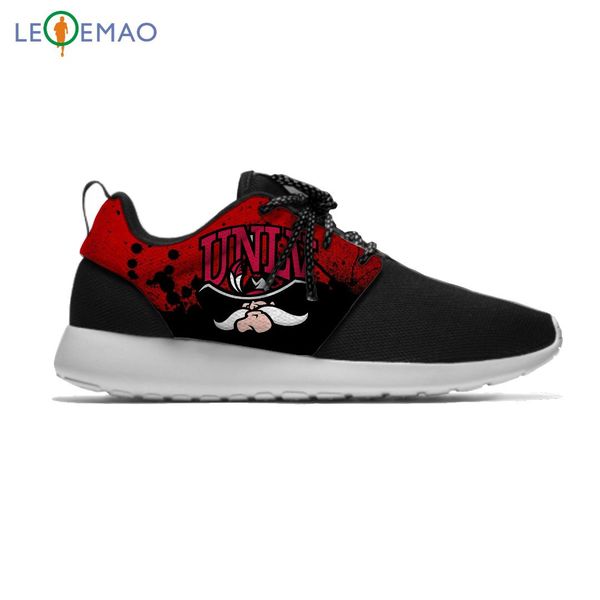 

running shoes slip on sneakers unlv shoes university sport custom lace-up comfortable breathable walking zapatos