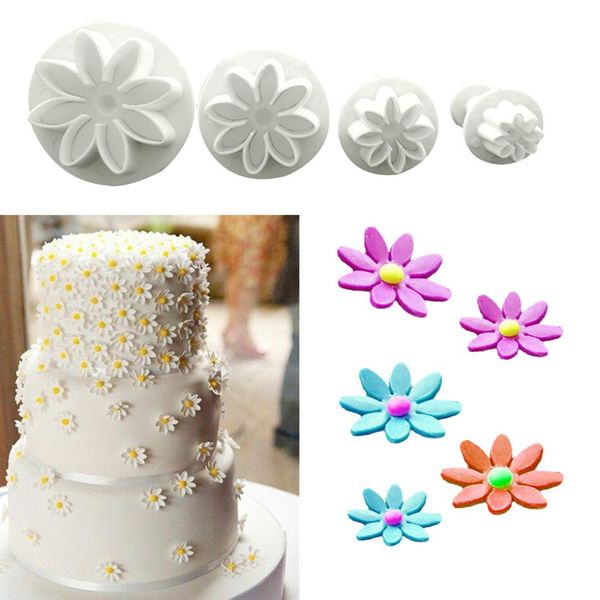 2019 Daisy Flower Cookie Sunflower Plunger Cake Decorating Tools