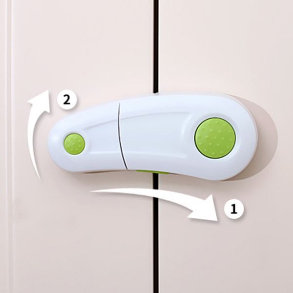

2 psc durable baby safety lock door lock indoor drawer lock unparalleled quality long-term use household merchandises
